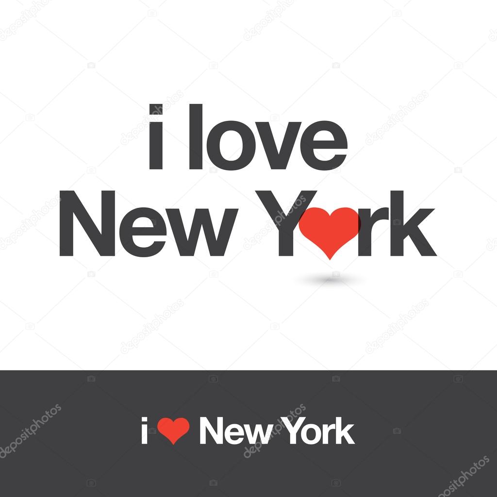 I love New York. City of United States of America.