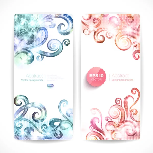 Fantasie banners. — Stockvector