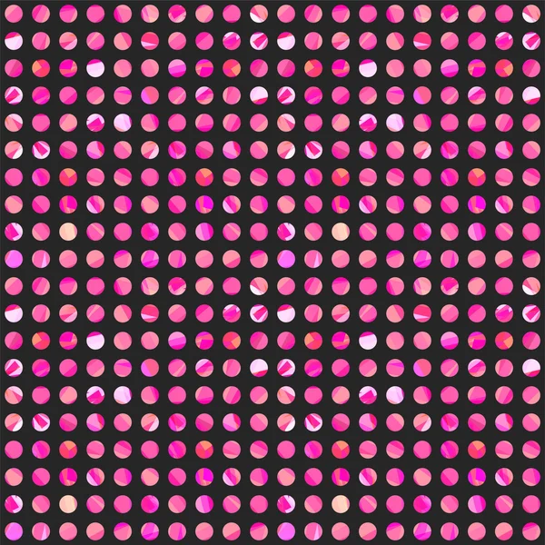 Pink dots pattern — Stock Vector