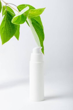 Doğal malzemeli kadın kozmetiği. Yüz ve vücut bakımı anlamına gelir