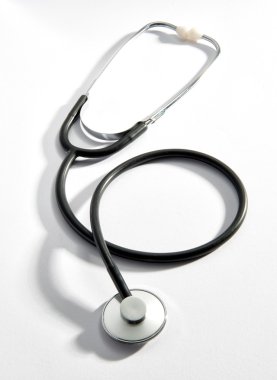 beyaz üzerine sağlık stetoskop