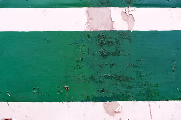 Blank abgenutzte grüne und weiße Wand — Stockfoto
