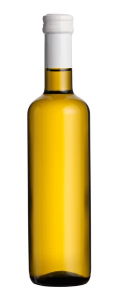 Jediné uzavřené neotevřenou láhev bílého vína — Stock fotografie
