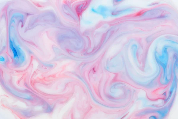 Wervelende Artistieke Mix Van Blauwe Roze Inkt Een Abstract Achtergrond — Stockfoto