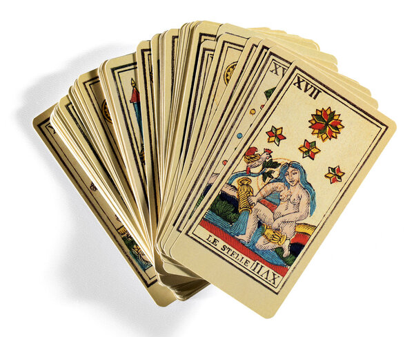 Fanned Out Italian Tarot Cards