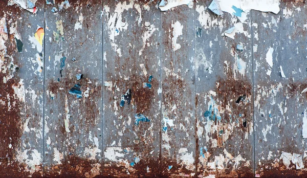 Grunge texture of a weathered old placard — Stock Photo, Image