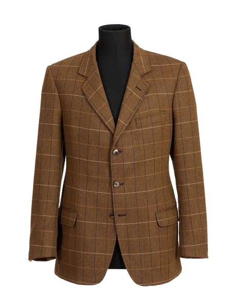 Close up Manequim em Brown Business Suit — Fotografia de Stock