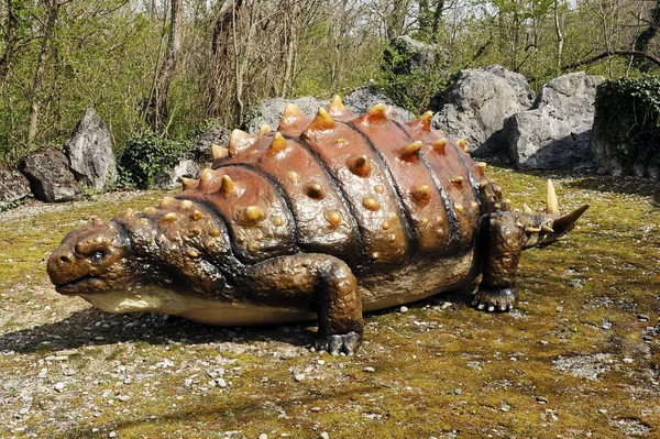 Model of Scolosaurus Dinosaur Outdoor Theme Park — Stock Photo, Image