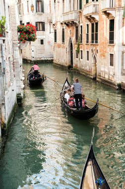 Venedik gondol turizm ile