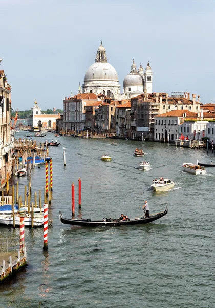 Benátský canal grande zobrazení — Stock fotografie