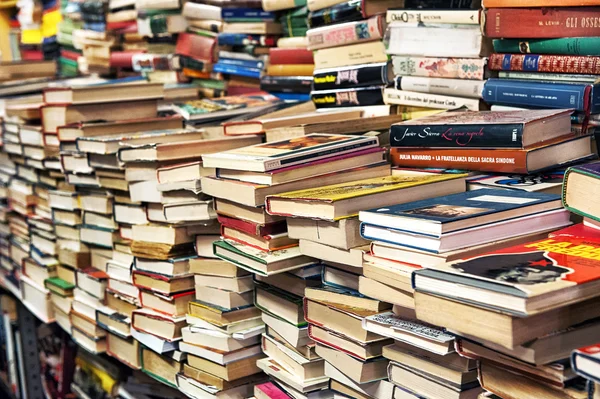 Plenty of books in a book store