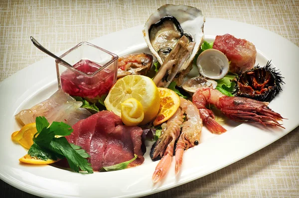 Raw seafood — Stock Photo, Image