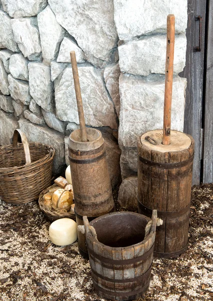 Bucket and churn tools — Stock Photo, Image