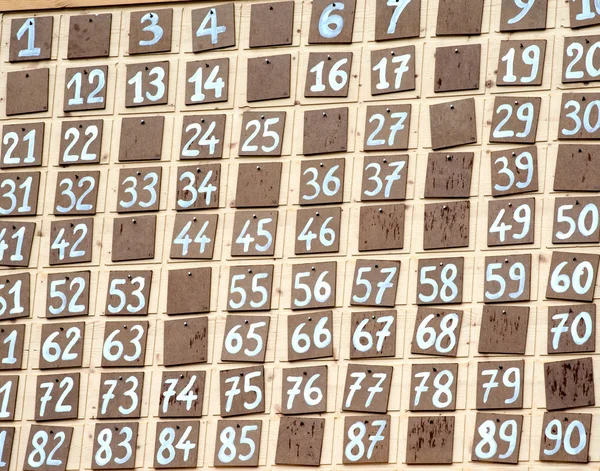 Gráfico bingo — Fotografia de Stock