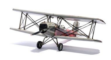 Model vintage bir çift kanatlı