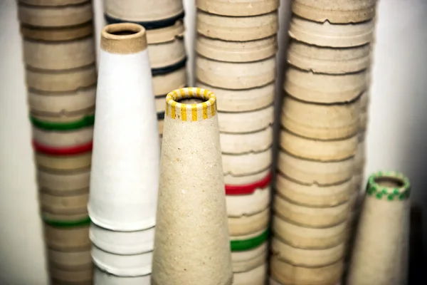 Stacks of Cardboard Cones — Stock Photo, Image