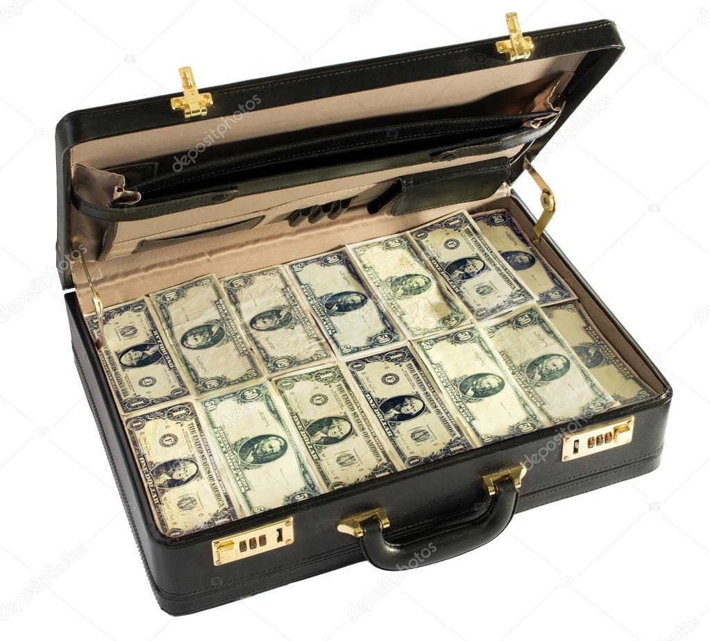 Fotos de Maletín lleno de billetes de dólar - Imagen de © PHOTOLOGY1971