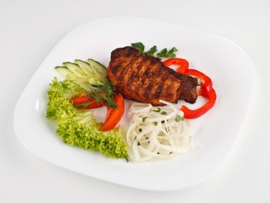 biftek salatası ile