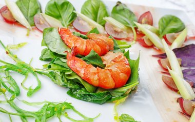 iştah açıcı Restoran gıda beyaz arka plan üzerinde