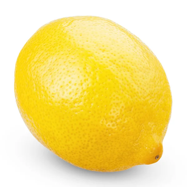Свіжі стиглі лимони ізольовані на білому тлі — стокове фото