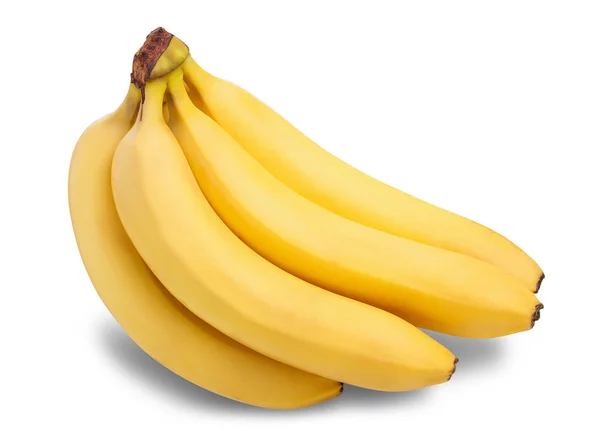 Ein Bündel Bananen isoliert auf weißem Hintergrund — Stockfoto