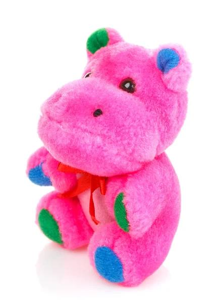 Kinderen speelgoed, zachte teddy nijlpaard — Stockfoto