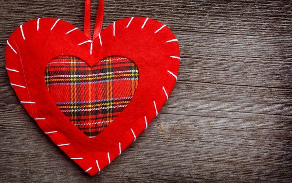 Valentine day heart pillow — Stock Photo, Image