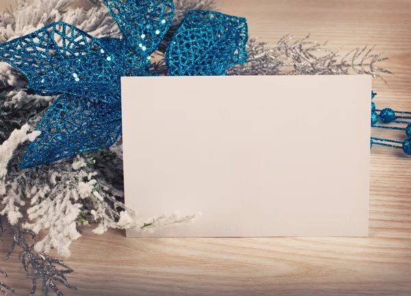 Tarjeta de felicitación de Navidad — Foto de Stock