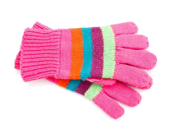 Gestreepte handschoenen — Stockfoto