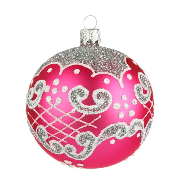 Rosa christmas ball — Stockfoto