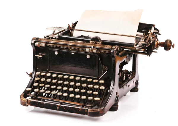 Vintage draagbare schrijfmachine — Stockfoto