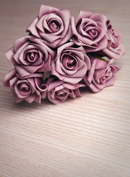 Bouquet of purple roses — Stock Photo, Image