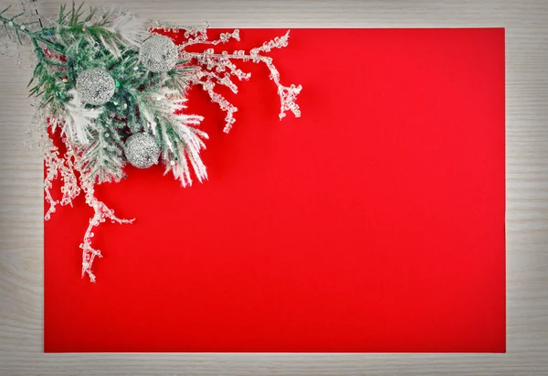 Christmas red background. — Stock Photo, Image