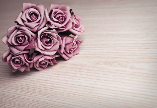 束紫色玫瑰 — 图库照片