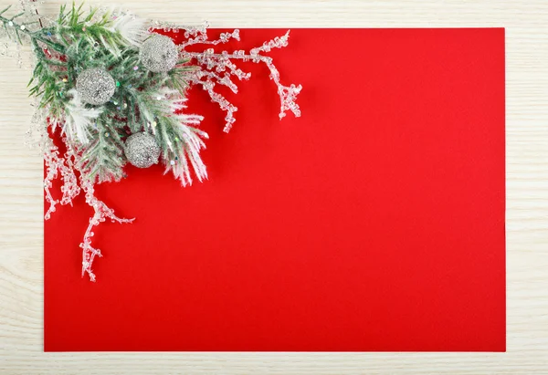 Natal fundo vermelho . — Fotografia de Stock