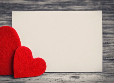 Sevgililer günü kartı.