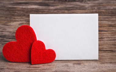 Sevgililer günü kartı.