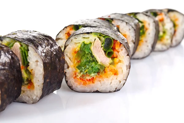 Japanse sushi rolt — Stockfoto