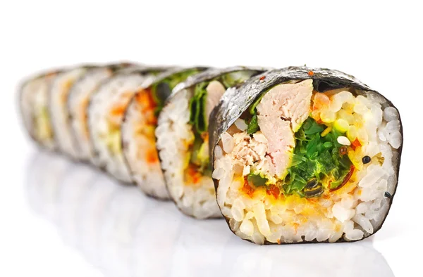 Japanese sushi rolls — Stock Photo, Image