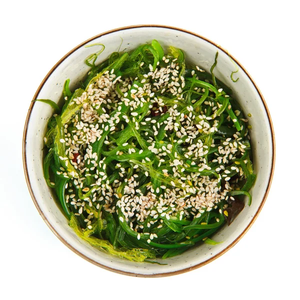 Salada de algas com sementes de sésamo — Fotografia de Stock