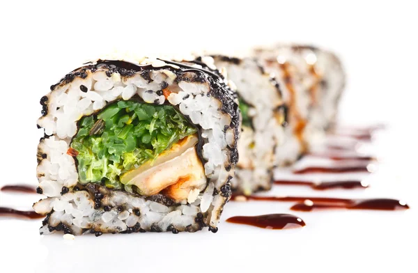 Hagyományos japán sushi — Stock Fotó