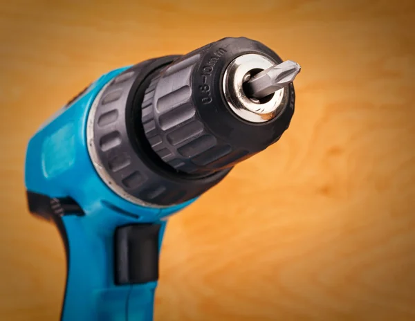 Drill with drill bit — Stock Photo, Image