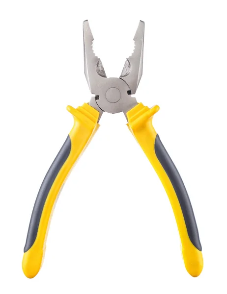 Pliers with yellow - black handle — Stock Photo, Image