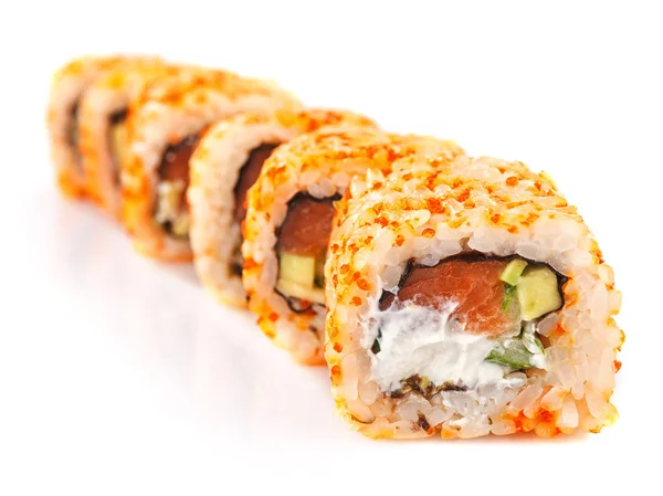 Traditionele verse Japanse sushi rolt — Stockfoto