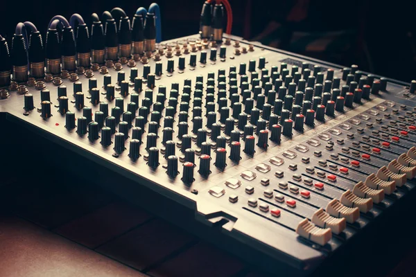 Scheda mixer audio — Foto Stock