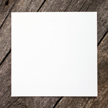 ahşap arka plan boş kağıt ile