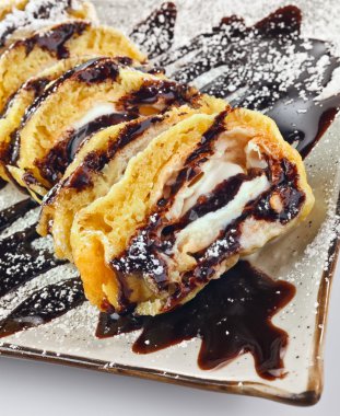 sıcak dondurma tatlı