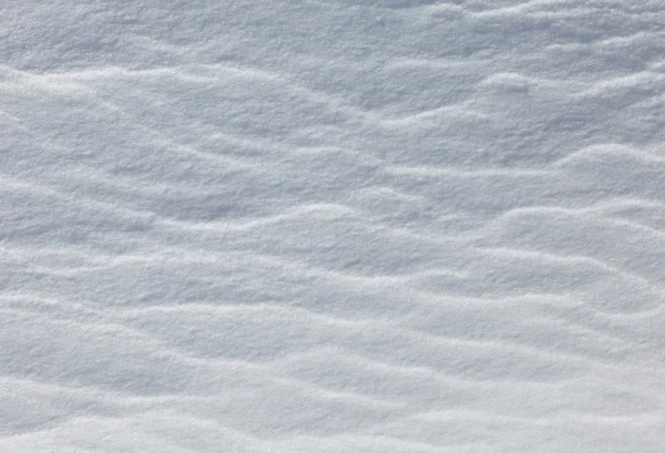 Texture ondulée de neige — Photo