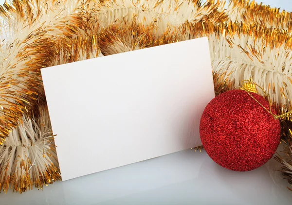 Christmas greeting card — Stock Photo, Image