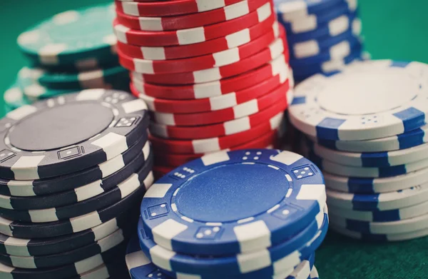 Patatine per il poker — Foto Stock